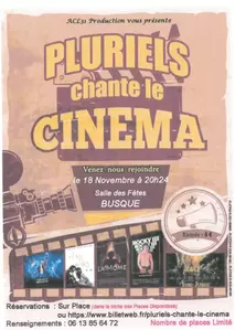 PLURIELS CHANTE LE CINEMA A BUSQUE